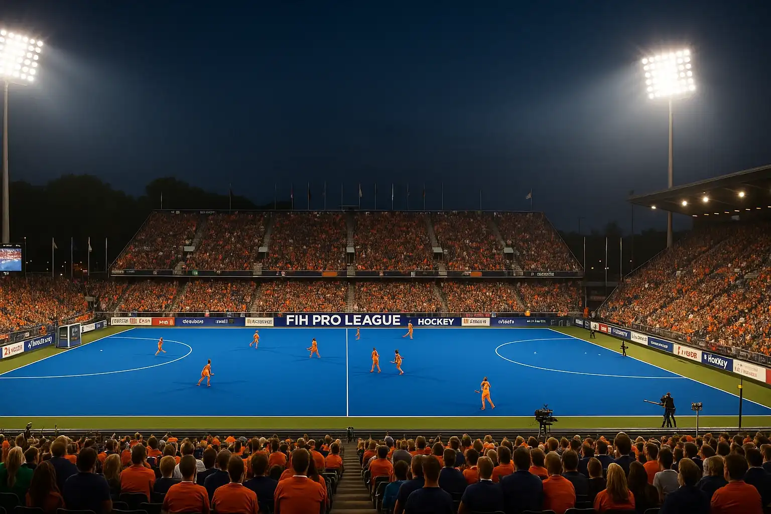 FIH Pro League internationale hockeywedstrijd met wereldtopteams
