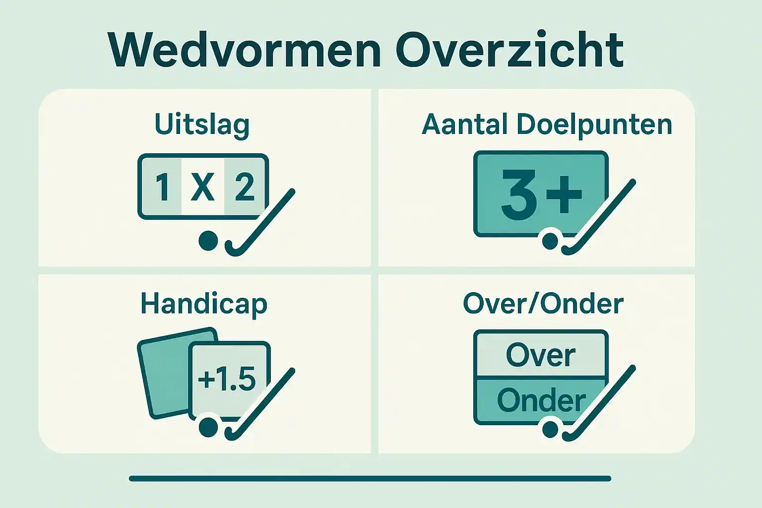 Overzicht van alle hockey wedvormen en weddenschappen voor beginners en gevorderden